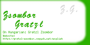 zsombor gratzl business card